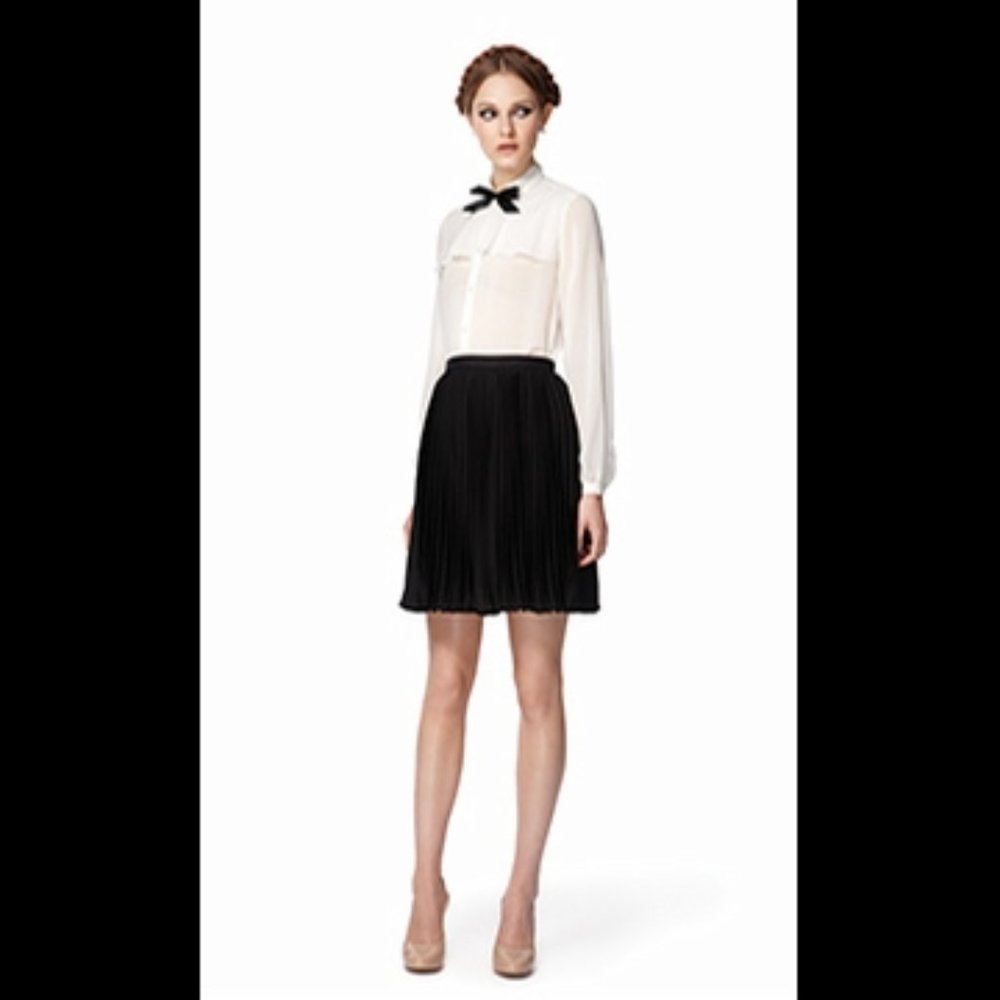 Jason Wu for Target cream chiffon sheer blouse